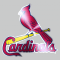St. Louis Cardinals steel logo decal sticker