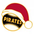 Pittsburgh Pirates Baseball Christmas hat logo decal sticker