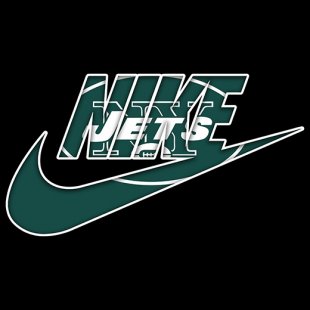 New York Jets Nike logo decal sticker