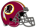 Washington Redskins 1972-1977 Helmet Logo decal sticker