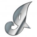 Cleveland Indians Silver Logo Sticker Heat Transfer
