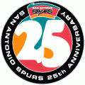 San Antonio Spurs 1996-97 Anniversary Logo Sticker Heat Transfer