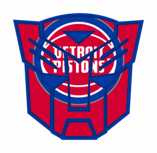 Autobots Detroit Pistons logo Sticker Heat Transfer