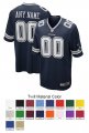 Dallas Cowboys Custom Letter and Number Kits For Navy Jersey 02 Material Twill