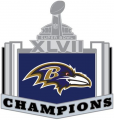 Baltimore Ravens 2012 Champion Logo Sticker Heat Transfer