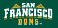San Francisco Dons 2012-Pres Wordmark Logo 03 decal sticker