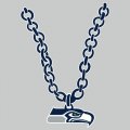 Seattle Seahawks Necklace logo Sticker Heat Transfer