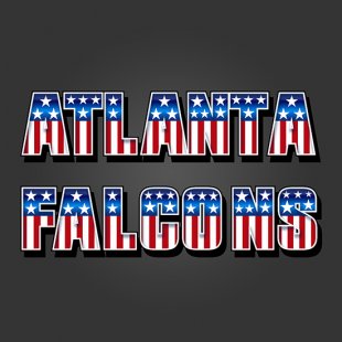 Atlanta Falcons American Captain Logo decal sticker