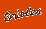 Baltimore Orioles 1984-1988 Jersey Logo decal sticker