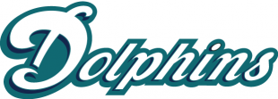 Miami Dolphins 1997-2012 Wordmark Logo 01 Sticker Heat Transfer