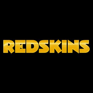 Washington Redskins Crystal Logo decal sticker