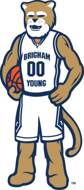 Brigham Young Cougars 2015-Pres Mascot Logo decal sticker