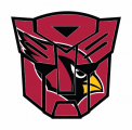 Autobots Arizona Cardinals logo Sticker Heat Transfer