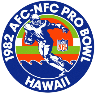 Pro Bowl 1982 Logo Sticker Heat Transfer