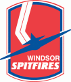 Windsor Spitfires 1987 88-2007 08 Primary Logo decal sticker