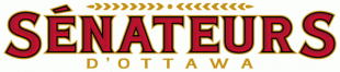 Ottawa Senators 2007 08-Pres Wordmark Logo 03 decal sticker