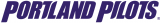 Portland Pilots 2014-Pres Wordmark Logo 01 Sticker Heat Transfer