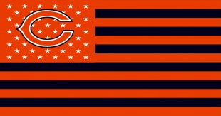 Chicago Bears Flag001 logo decal sticker