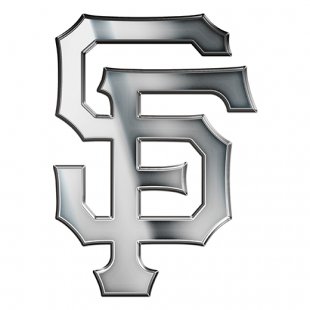 San Francisco Giants Silver Logo Sticker Heat Transfer