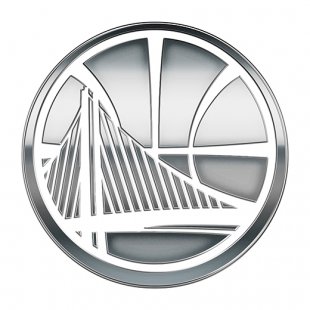 Golden State Warriors Silver Logo decal sticker