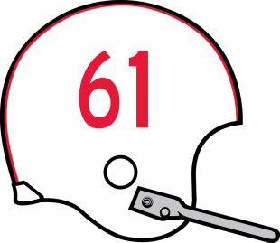 Nebraska Cornhuskers 1966 Helmet Sticker Heat Transfer