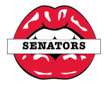 Ottawa Senators Lips Logo decal sticker