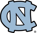 North Carolina Tar Heels 1968-1982 Secondary Logo decal sticker