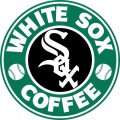 Chicago White Sox Starbucks Coffee Logo Sticker Heat Transfer