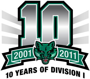 Binghamton Bearcats 2011 Anniversary Logo decal sticker