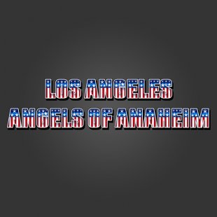 Los Angeles Angels of Anaheim American Captain Logo decal sticker