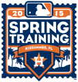 Houston Astros 2015 Event Logo decal sticker