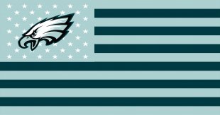 Philadelphia Eagles Flag001 logo decal sticker