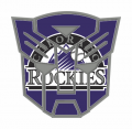 Autobots Colorado Rockies logo decal sticker