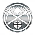 Denver Nuggets Silver Logo decal sticker