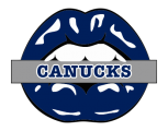 Vancouver Canucks Lips Logo Sticker Heat Transfer
