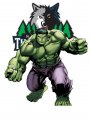 Minnesota Timberwolves Hulk Logo decal sticker