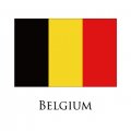 Belgium flag logo Sticker Heat Transfer