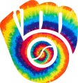 Milwaukee Brewers rainbow spiral tie-dye logo Sticker Heat Transfer