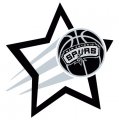 San Antonio Spurs Basketball Goal Star logo decal sticker