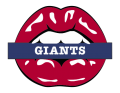 New York Giants Lips Logo Sticker Heat Transfer