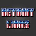 Detroit Lions American Captain Logo decal sticker