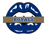 Kansas City Royals Lips Logo Sticker Heat Transfer