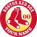 Boston Red Sox Customized Logo Sticker Heat Transfer