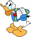 Donald Duck Logo 13 Sticker Heat Transfer