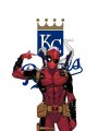 Kansas City Royals Deadpool Logo Sticker Heat Transfer