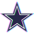 Phantom Dallas Cowboys logo Sticker Heat Transfer