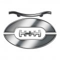New York Jets Silver Logo decal sticker