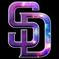 Galaxy San Diego Padres Logo Sticker Heat Transfer