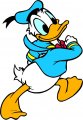 Donald Duck Logo 39 Sticker Heat Transfer