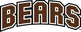 Brown Bears 1997-Pres Wordmark Logo 02 decal sticker